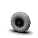 Roue en polyuréthane anti-crevaison pour industrie, diamètre 260mm