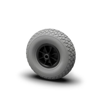 Roue en polyuréthane anti-crevaison pour industrie, diamètre 260mm
